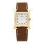 Stainless Steel Epsom 26mm Heure H Hour Quartz Watch Gold