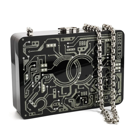 Chanel Timeless Silver Handbag Rovelle Bags