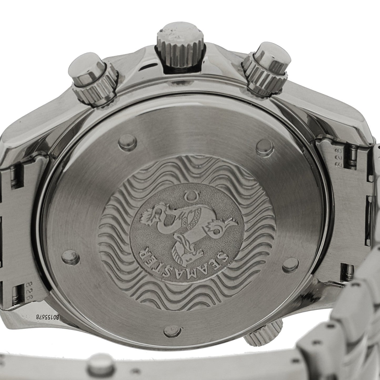 Stainless Steel 42mm Seamaster 300M Chronograph Diver Automatic Watch Black 2598.80.00
