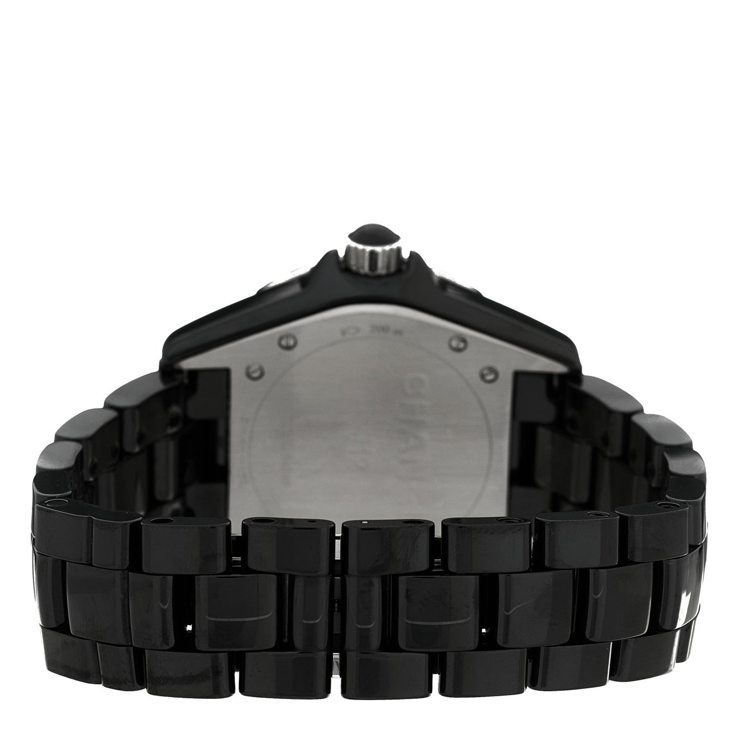 Stainless Steel Ceramic 38mm J12 Phantom Automatic Watch Black