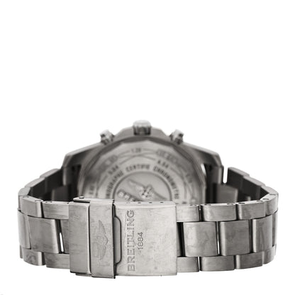 Titanium 43mm Chronospace Evo B60 Chronograph Quartz Watch Black EB6010