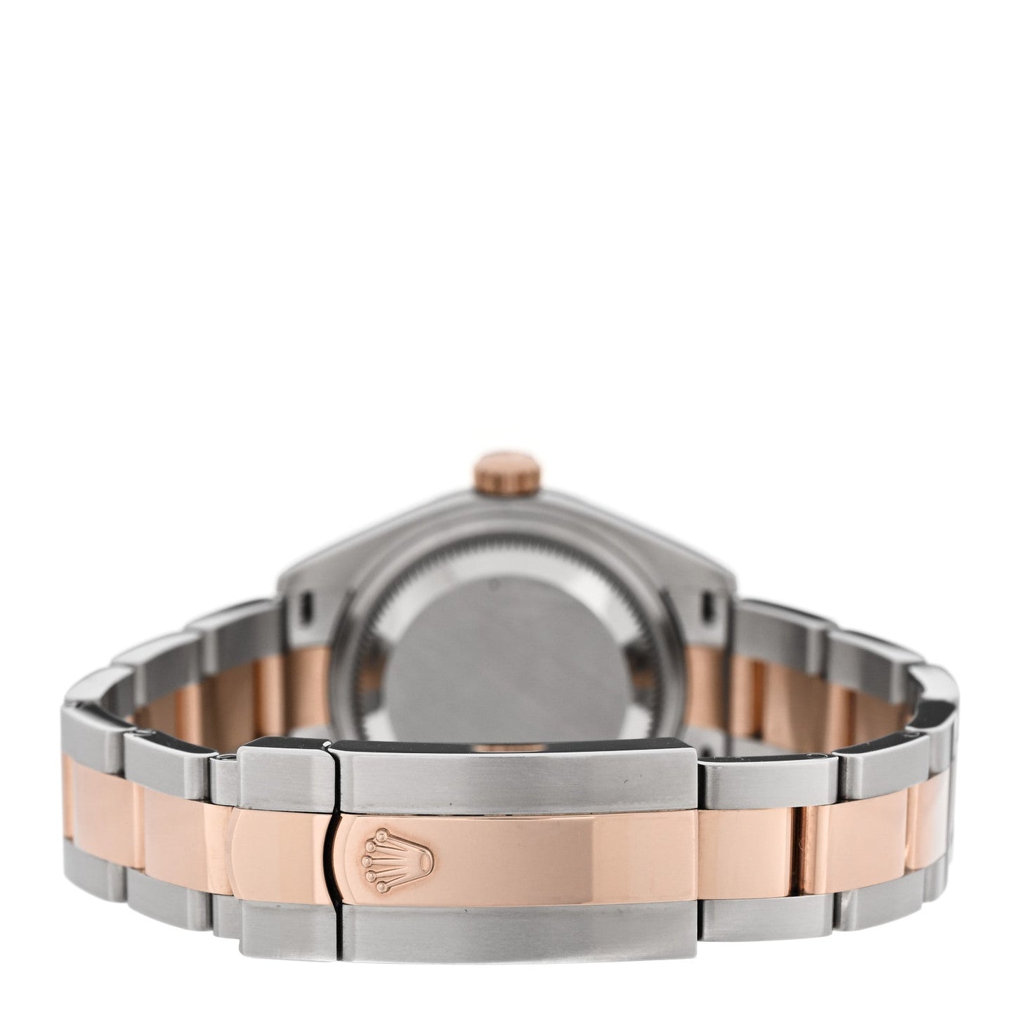 Stainless Steel 18K Everose Gold 28mm Oyster Perpetual Datejust Watch Chocolate Roman 279171
