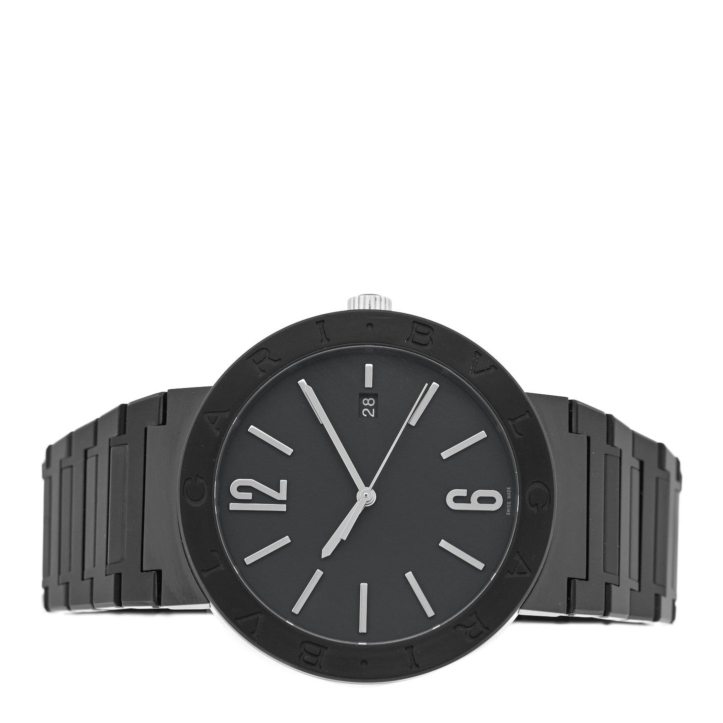 Stainless Steel 41mm Automatic Watch Black