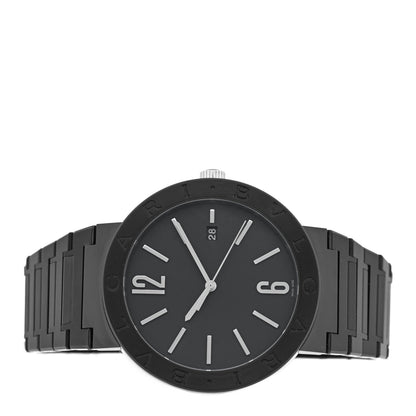 Stainless Steel 41mm Automatic Watch Black