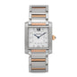Stainless Steel 18K Pink Gold Diamond 25mm Tank Francaise Quartz Watch