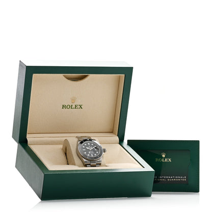 Stainless Steel 41mm Oyster Perpetual Submariner Date Watch Black 126610LN
