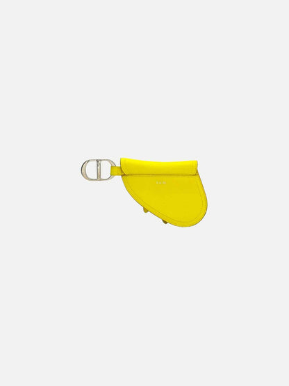 Dior Saddle Leather Crossbody Yellow Rovelle Bags