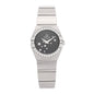Stainless Steel Diamond Bezel 24mm Constellation Automatic Watch Black 123.15.24.60.01.001