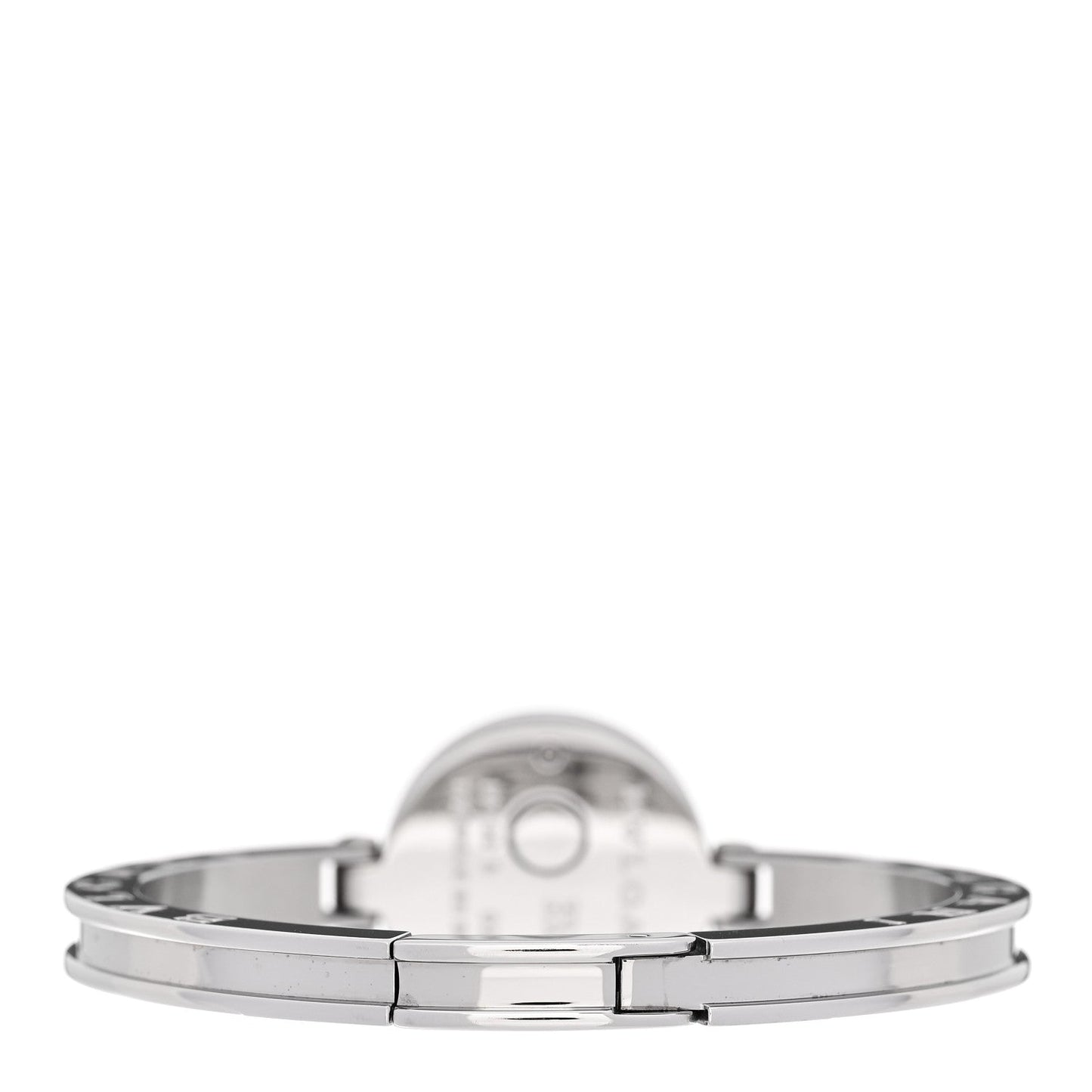 Stainless Steel Diamond Bezel 22mm B.Zero1 Quartz Watch White