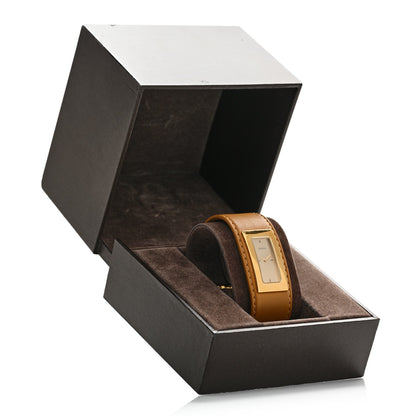 Stainless Steel Calfskin 25mm 7800S Quartz Watch Brown