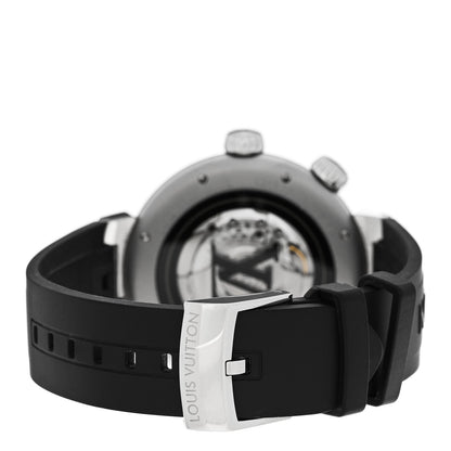 Stainless Steel Rubber 44mm Tambour Street Diver Automatic Watch Urban Green