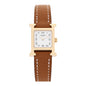 Stainless Steel Epsom 17.2mm Heure H Hour Quartz Watch Gold