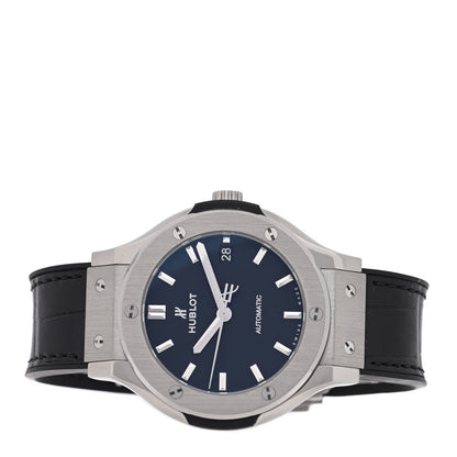 Titanium Alligator 38mm Classic Fusion Automatic Watch Black 565.NX.1171.LR