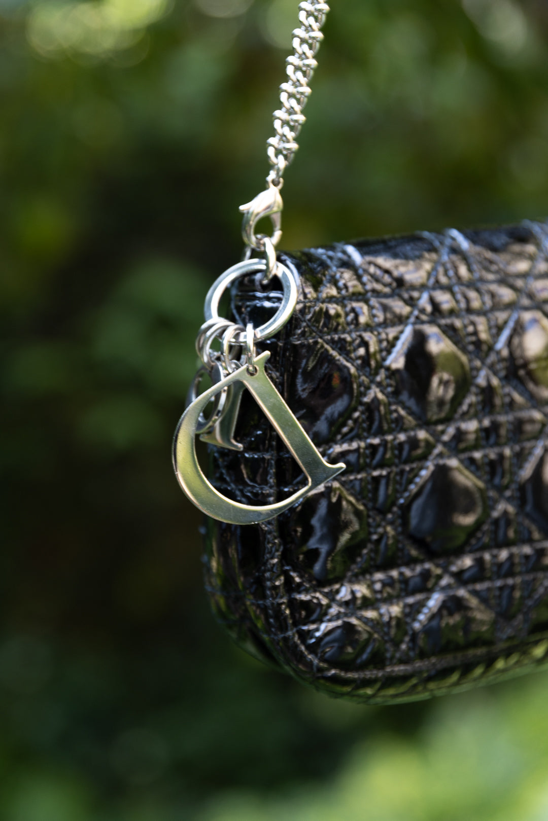 Dior Chain Leather Clutch Bag Rovelle Bags