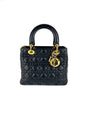 Dior Medium Lady Dior Black Bag Rovelle Bags