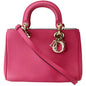 CHRISTIAN DIOR Diorissimo Leather Medium Tote Bag Pink Rovelle Bags
