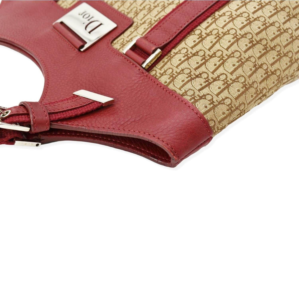 CHRISTIAN DIOR Street Chic Trotter Monogram Canvas Tote Bag Brown Rovelle Bags