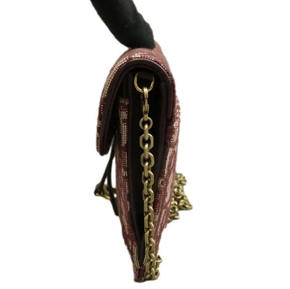 CHRISTIAN DIOR Saddle Oblique Crossbody Bag Burgundy Rovelle Bags