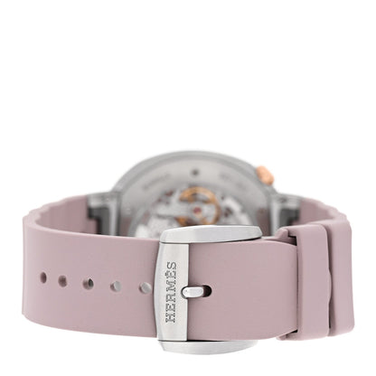 Stainless Steel 18K Rose Gold Diamond Bezel 36mm Cut Automatic Watch Glycine