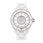 Stainless Steel Ceramic Diamond Dial 38mm J12 Automatic Watch White