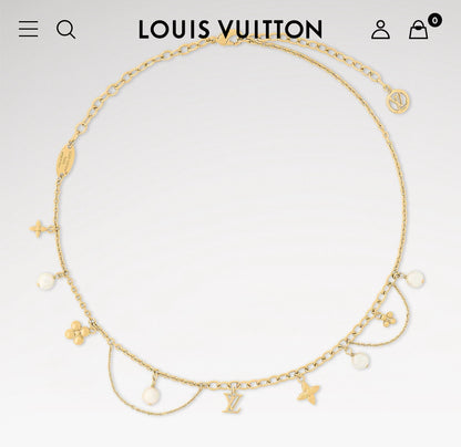 Golden Flower Pearl Bracelet & Necklace