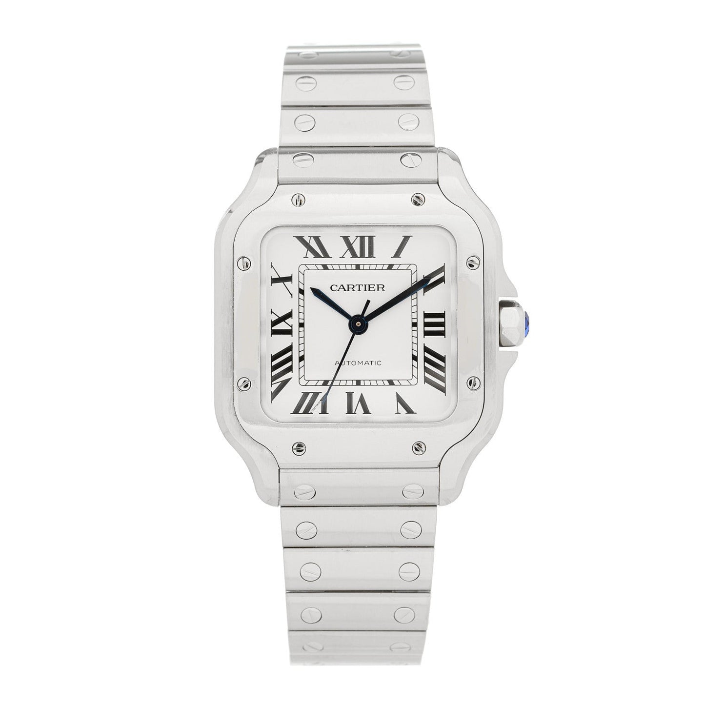 Stainless Steel 35mm Santos de Cartier Automatic Watch