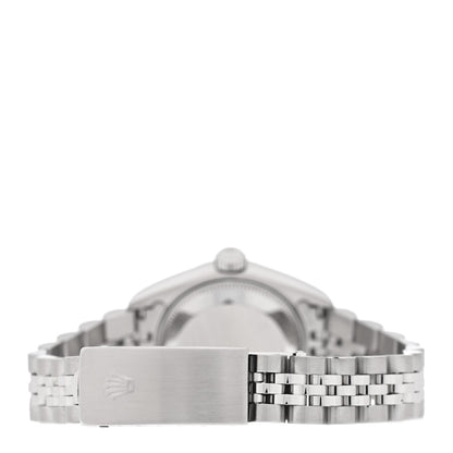 Stainless Steel 18K White Gold Diamond 26mm Oyster Perpetual Datejust Watch Silver Jubilee 79174