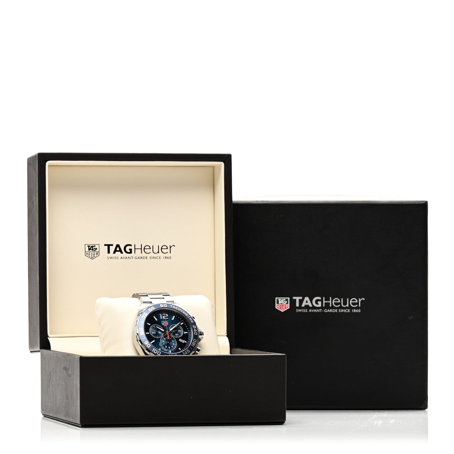 Stainless Steel 43mm Formula 1 Chronograph Quartz Watch Blue CAZ1014