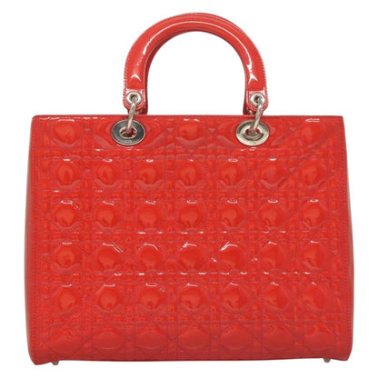 Dior Lady Dior Leather Red Handbag Rovelle Bags