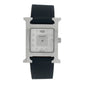 Stainless Steel Epsom Diamond Mother of Pearl 21mm Heure H Hour Quartz Watch Noir