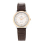 Stainless Steel 18K Red Gold Alligator Diamond 27mm De Ville Prestige Quartz Watch Silver 424.23.27.60.52.001