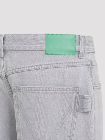Luxury Bottega Veneta Straight Jean Grey