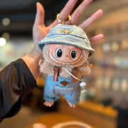 [Baby + Clothes] Pendant Baby Clothes Plush Vinyl Face Doll Bag Pendant Niche Bulala Doll