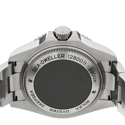 Stainless Steel 44mm Oyster Perpetual Date Sea-Dweller Deepsea Watch Black 126660