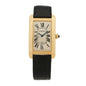 18K Yellow Gold Alligator 26mm Tank Americaine Automatic Watch