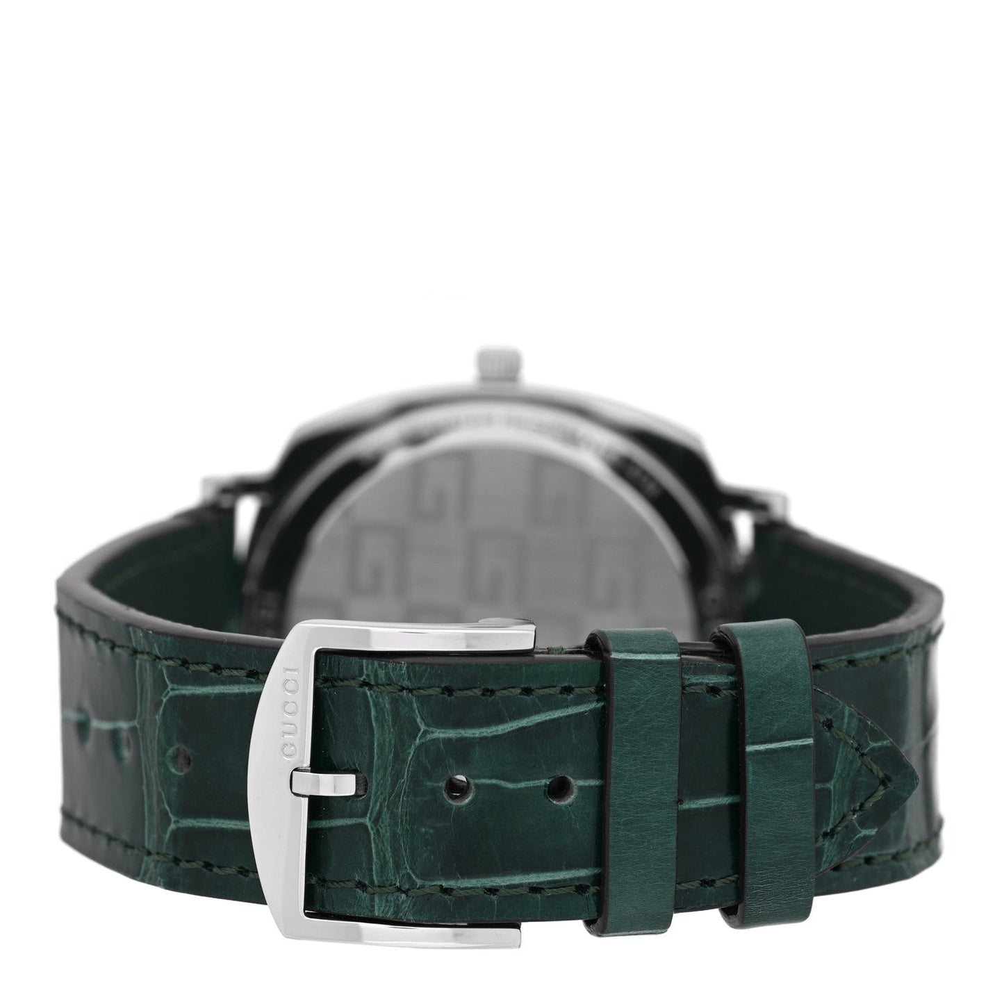 Stainless Steel Alligator 38mm Grip Quartz Watch Green