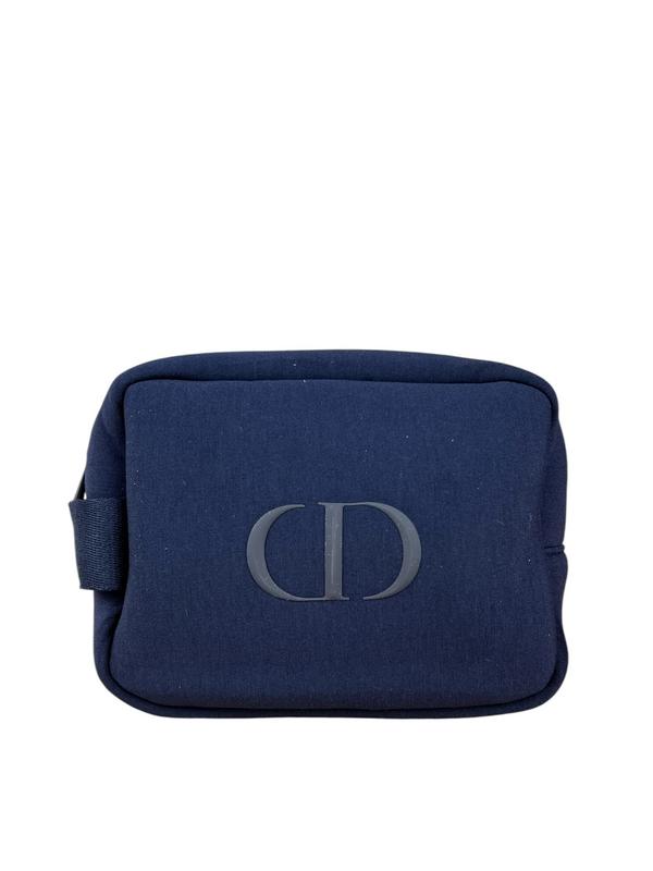 Dior Beauty Navy Soft Cosmetic Zip Pouch Rovelle Bags