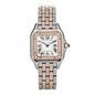 Stainless Steel 18K Pink Gold Diamond 22mm Panthere Quartz Watch
