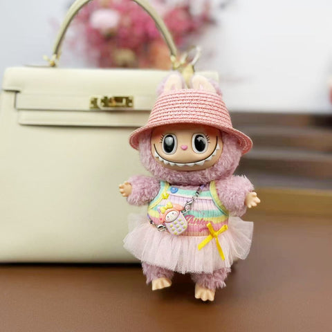 [Baby + Baby Clothing] Rab Clothing Bag Pendant Cute Vinyl DIY Doll Doll Keychain Pendant Gift