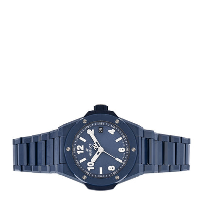 Ceramic 38mm Big Bang Integrated Time Only Automatic Watch Blue 457.EX.7170.EX