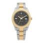 Stainless Steel 18K Yellow Gold 41mm Oyster Perpetual Datejust II Watch Black Roman 116333