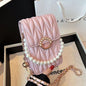 New Luxury Pearl Chain crossbody Universal phone bag