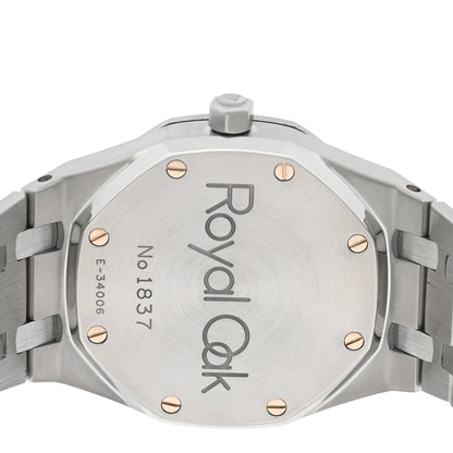 Stainless Steel 36mm Royal Oak Dual Time Automatic Watch White 25730ST.OO.0789ST.09