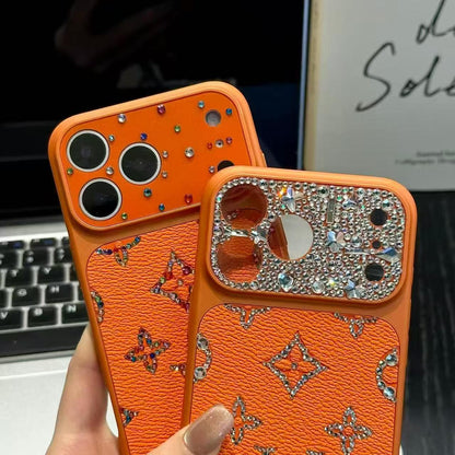 Luxurious, sparkling diamond iPhone phone case-3