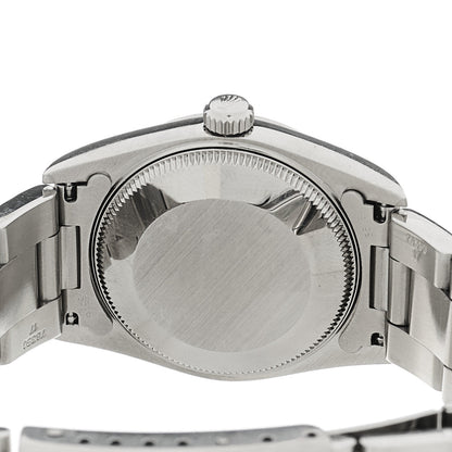 Stainless Steel 31mm Oyster Perpetual Watch Black 77080