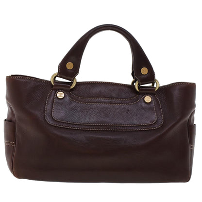Luxury CELINE Hand Bag Leather Wine Red ep1086