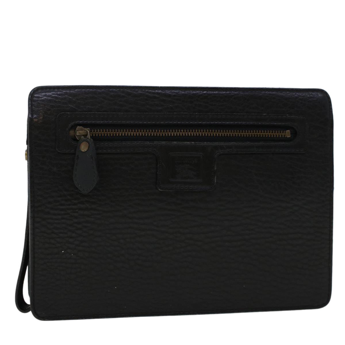Burberry BURBERRYSs Auth Leather Black Clutch Bag Style 8