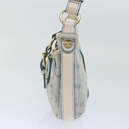 Luxury CELINE C Macadam Canvas Shoulder Bag Light Blue ep1409