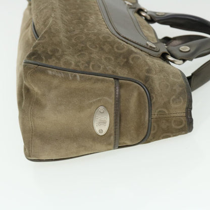 Luxury CELINE C Macadam Canvas Hand Bag Brown ep1454