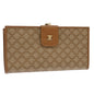 Luxury CELINE Macadam Canvas Long Wallet Beige  ep1527